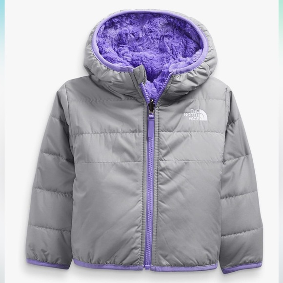 The North Face Baby Reversible Mossbud Swirl Full Zip Hooded Jacket - Picture 1 of 2